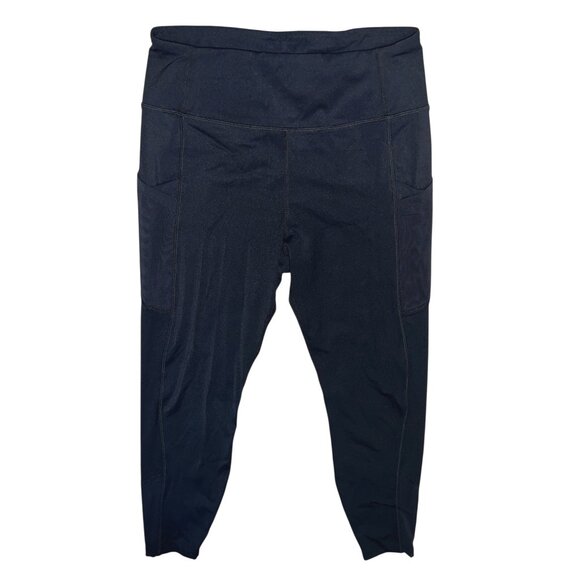 Halara High Waisted Mesh Pocket & Leg Hem Casual Active Leggings Sz Large Womens - Picture 1 of 7